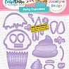 CarlijnDesign Dies Party Cupcakes Jocelijne Design (CDJD-0091)