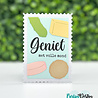 CarlijnDesign Stempels Geniet by CarlijnDesign (CDST-0182)