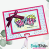 CarlijnDesign Snijmallen Popcorn Party by CarlijnDesign (CDSN-0395)