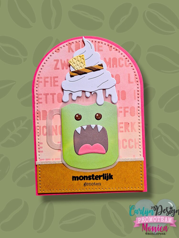 CarlijnDesign Snijmallen Potje add-on Freakshake by CarlijnDesign (CDSN-0394)
