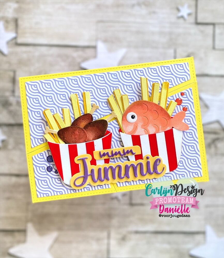 CarlijnDesign Snijmallen Food Friends by Ilona Maakt (CDSN-0390)
