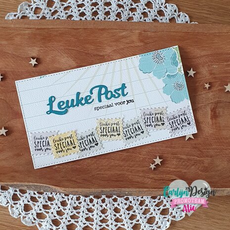 CarlijnDesign Stempels Leuke Post by CarlijnDesign (CDST-0074)