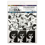 Ranger Dina Wakley MEdia Collage Paper Bold (MDA85959)