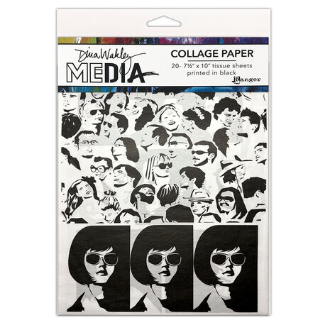 Ranger Dina Wakley MEdia Collage Paper Bold (MDA85959)