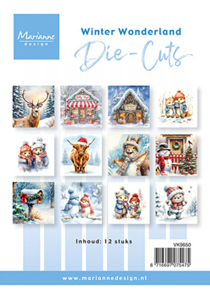 Marianne Design Die Cuts Winter Wonderland (35pcs) (VK9650)