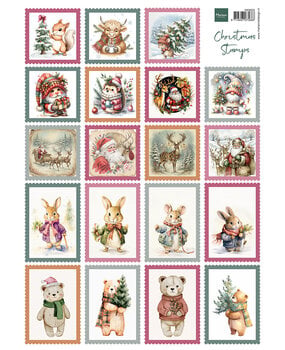 Marianne Design Decoupage Sheet A4 Christmas Stamps (VK9653)