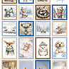 Marianne Design Decoupage Sheet A4 Winter Stamps (VK9654)