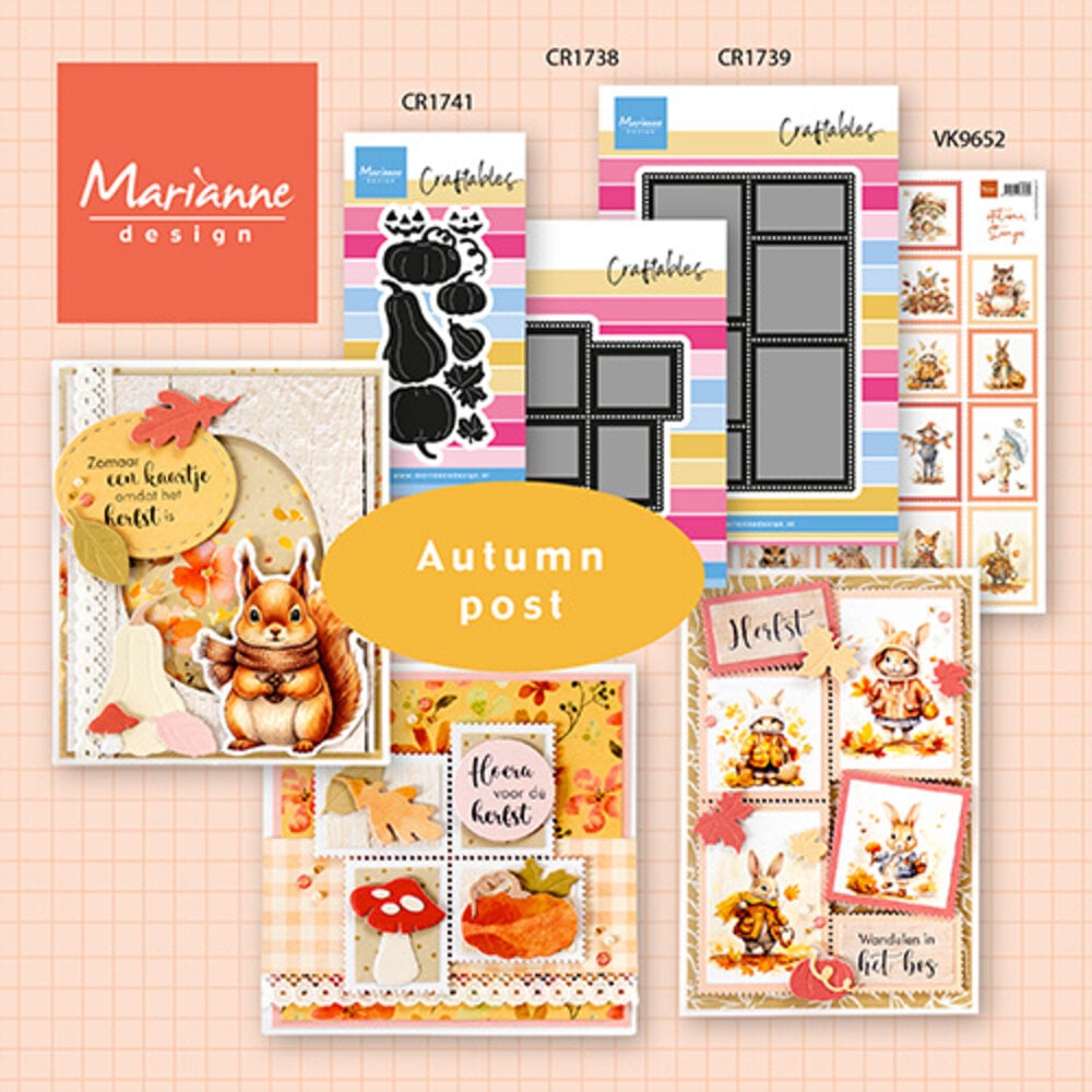 Marianne Design Craftables Stamp Layout Square (CR1738) Marianne Design Craftables Stamp Layout Square (CR1738)