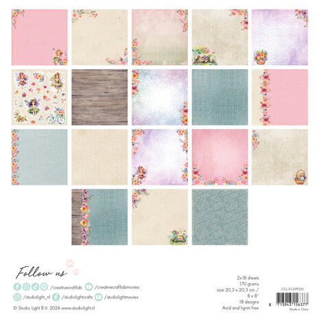 Creative Craftlab Felicia Essentials Designer Paper Pad (CCL-ES-DPP261)