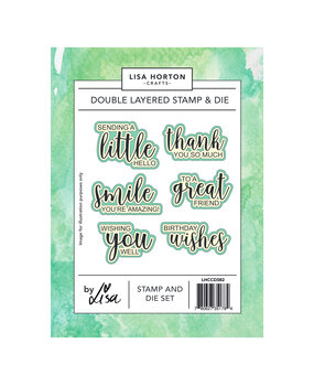 Lisa Horton Crafts Stamp and Die Set Double Layered (LHCCD382) Lisa Horton Crafts Stamp and Die Set Double Layered (LHCCD382)