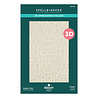 Spellbinders Turn the Page 3D Embossing Folder Number Field by Esther Glas (E3D-186)
