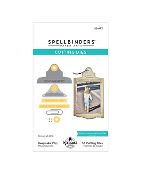 Spellbinders Turn the Page Etched Dies Keepsake Clip by Esther Glas (S2-473)