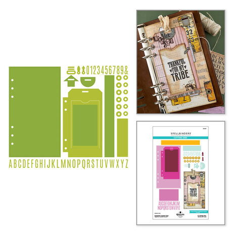 Spellbinders Turn the Page Etched Dies Keepsake Capsule Page by Esther Glas (S7-297) Spellbinders Turn the Page Etched Dies Keepsake Capsule Page by Esther Glas (S7-297)