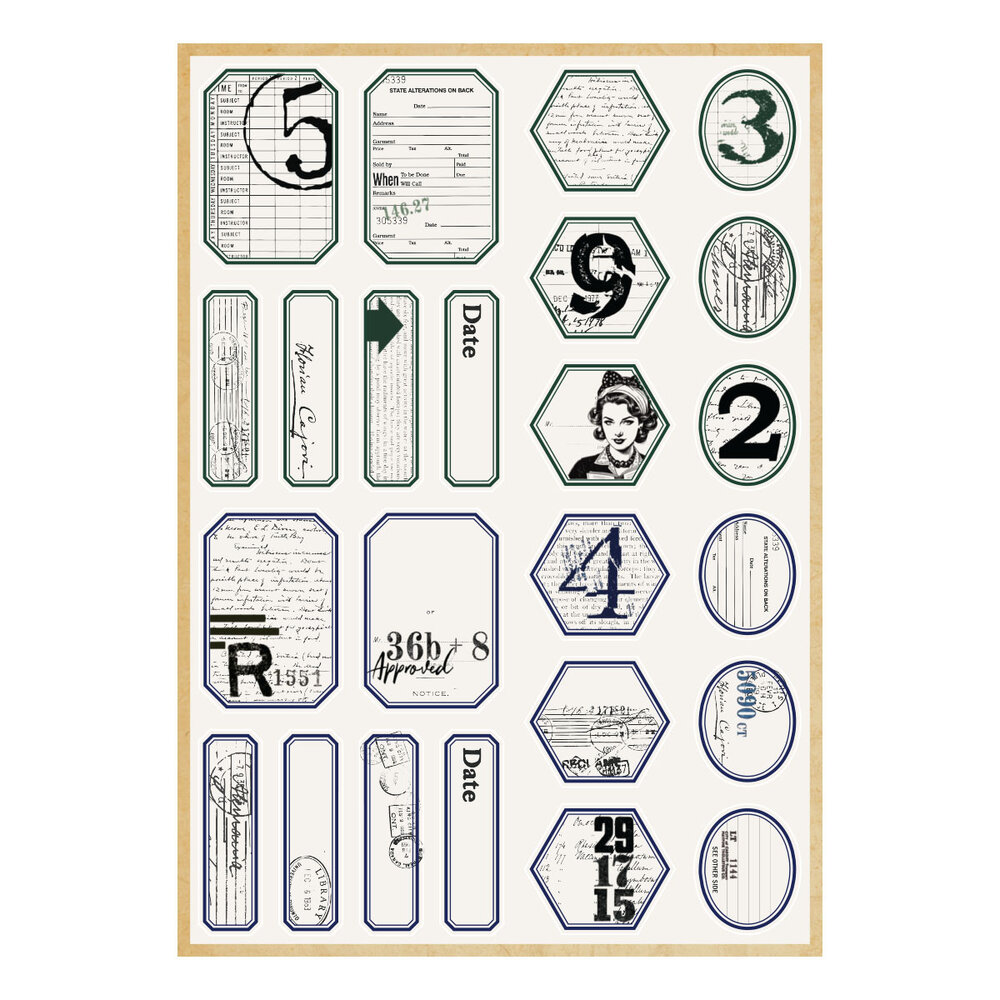 Spellbinders Turn the Page Book 10 Borders & Labels Stickers by Esther Glas (SCSE-039) Spellbinders Turn the Page Book 10 Borders & Labels Stickers by Esther Glas (SCSE-039)