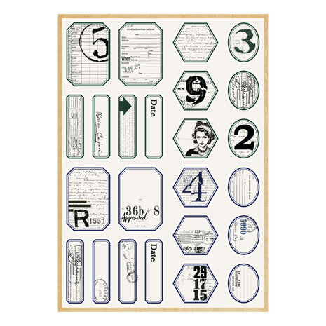 Spellbinders Turn the Page Book 10 Borders & Labels Stickers by Esther Glas (SCSE-039) Spellbinders Turn the Page Book 10 Borders & Labels Stickers by Esther Glas (SCSE-039)