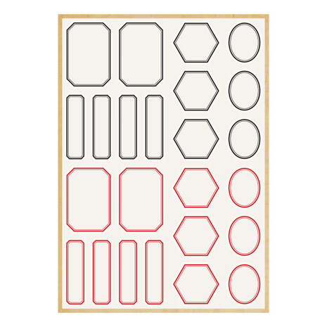 Spellbinders Turn the Page Book 10 Borders & Labels Stickers by Esther Glas (SCSE-039) Spellbinders Turn the Page Book 10 Borders & Labels Stickers by Esther Glas (SCSE-039)