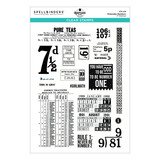 Spellbinders Turn the Page Clear Stamp Set Keepsake Numbers by Esther Glas (STP-279)