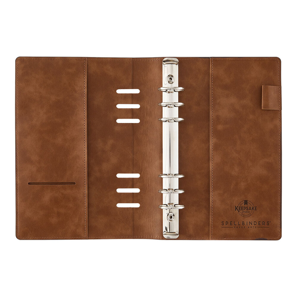 Spellbinders Turn the Page Dark Roast Binder by Esther Glas (T-111) Spellbinders Turn the Page Dark Roast Binder by Esther Glas (T-111)