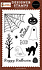 Handmade Halloween Designer Stamp Set Corner Spider Web (CBHE512040)