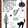 Carta Bella Handmade Halloween Designer Stamp Set Corner Spider Web (CBHE512040) Carta Bella Handmade Halloween Designer Stamp Set Corner Spider Web (CBHE512040)