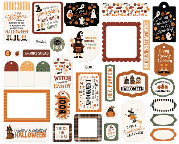 Carta Bella Handmade Halloween Frames & Tags (CBHE512025) Carta Bella Handmade Halloween Frames & Tags (CBHE512025)
