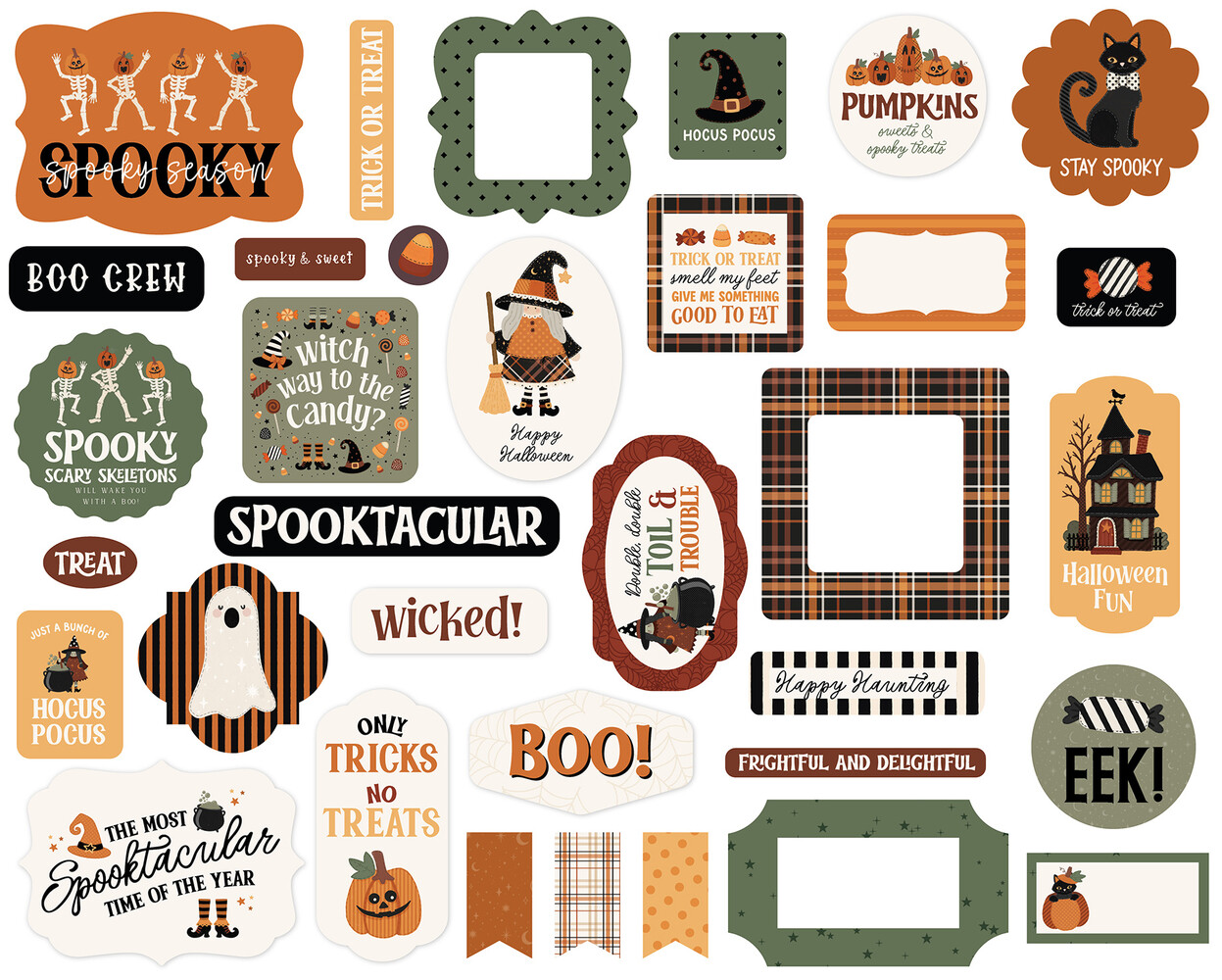 Carta Bella Handmade Halloween Ephemera (CBHE512024) Carta Bella Handmade Halloween Ephemera (CBHE512024)