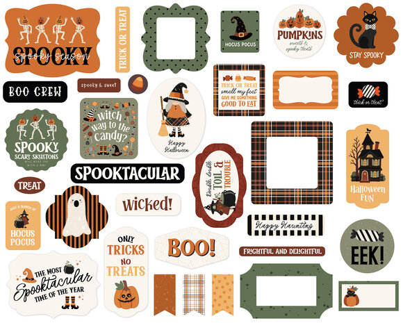 Carta Bella Handmade Halloween Ephemera (CBHE512024) Carta Bella Handmade Halloween Ephemera (CBHE512024)