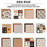 Carta Bella Handmade Halloween 6x6 Inch Paper Pad (CBHE512023) Carta Bella Handmade Halloween 6x6 Inch Paper Pad (CBHE512023)