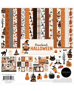 Carta Bella Handmade Halloween 12x12 Inch Collection Kit (CBHE512016) Carta Bella Handmade Halloween 12x12 Inch Collection Kit (CBHE512016)