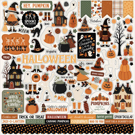 Carta Bella Handmade Halloween 12x12 Inch Collection Kit (CBHE512016) Carta Bella Handmade Halloween 12x12 Inch Collection Kit (CBHE512016)