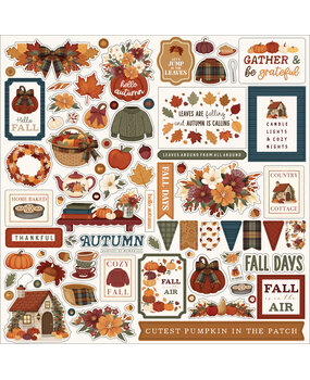 Carta Bella Here Comes Autumn Element Sticker (CBHCA513014)