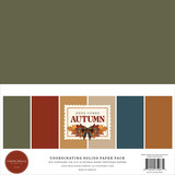 Carta Bella Here Comes Autumn 12x12 Inch Coordination Solids Paper Pack (CBHCA513015)