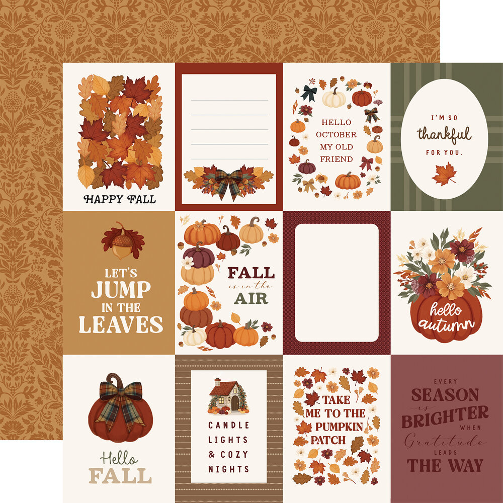 Carta Bella Here Comes Autumn 12x12 Inch Collection Kit (CBHCA513016) Carta Bella Here Comes Autumn 12x12 Inch Collection Kit (CBHCA513016)