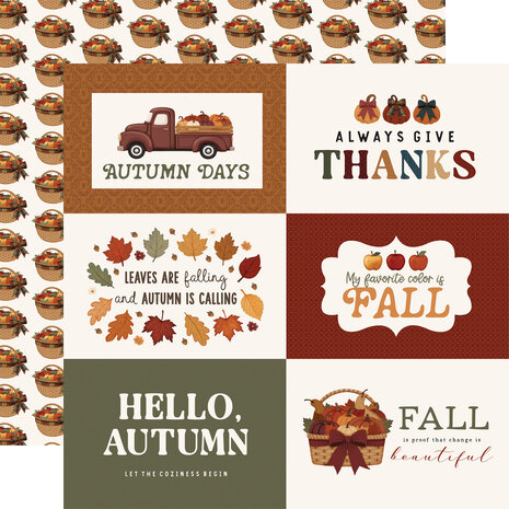 Carta Bella Here Comes Autumn 12x12 Inch Collection Kit (CBHCA513016) Carta Bella Here Comes Autumn 12x12 Inch Collection Kit (CBHCA513016)