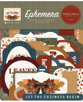 Carta Bella Here Comes Autumn Ephemera (CBHCA513024) Carta Bella Here Comes Autumn Ephemera (CBHCA513024)