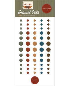 Carta Bella Here Comes Autumn Enamel Dots (CBHCA513028)