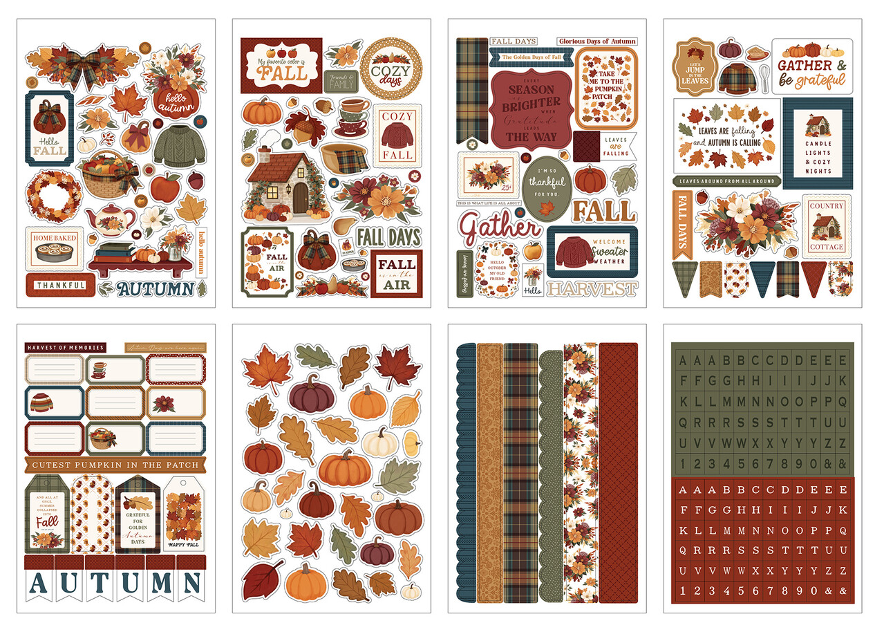 Carta Bella Here Comes Autumn Sticker Book (CBHCA513029)