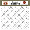 Carta Bella Here Comes Autumn Designer Stencil Thankful Stitches (CBHCA513034) Carta Bella Here Comes Autumn Designer Stencil Thankful Stitches (CBHCA513034)