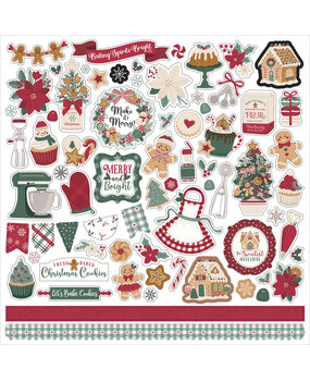 Echo Park Baking Christmas Cheer Element Sticker (BCC516014)