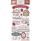 Echo Park Baking Christmas Cheer 6x13 Chipboard Word & Phrases (BCC516022)