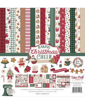 Echo Park Baking Christmas Cheer 12x12 Inch Collection Kit (BCC516016) Echo Park Baking Christmas Cheer 12x12 Inch Collection Kit (BCC516016)