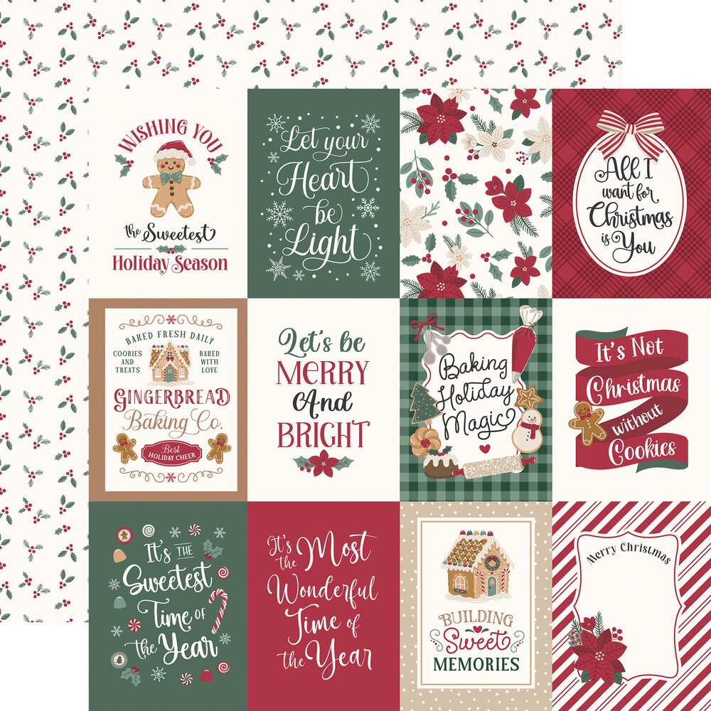 Echo Park Baking Christmas Cheer 12x12 Inch Collection Kit (BCC516016) Echo Park Baking Christmas Cheer 12x12 Inch Collection Kit (BCC516016)