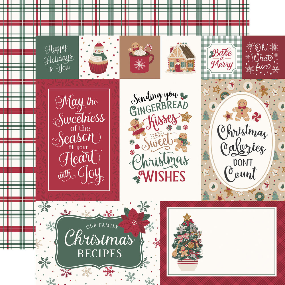 Echo Park Baking Christmas Cheer 12x12 Inch Collection Kit (BCC516016) Echo Park Baking Christmas Cheer 12x12 Inch Collection Kit (BCC516016)