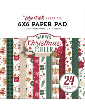 Echo Park Baking Christmas Cheer 6x6 Inch Paper Pad (BCC516023) Echo Park Baking Christmas Cheer 6x6 Inch Paper Pad (BCC516023)