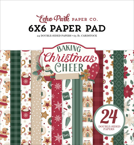 Echo Park Baking Christmas Cheer 6x6 Inch Paper Pad (BCC516023) Echo Park Baking Christmas Cheer 6x6 Inch Paper Pad (BCC516023)