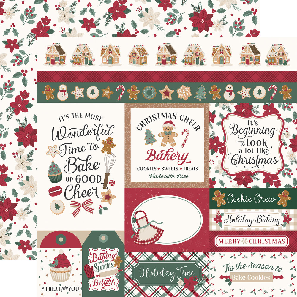 Echo Park Baking Christmas Cheer 12x12 Inch Collection Kit (BCC516016) Echo Park Baking Christmas Cheer 12x12 Inch Collection Kit (BCC516016)
