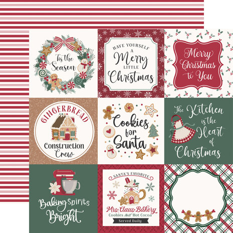 Echo Park Baking Christmas Cheer 12x12 Inch Collection Kit (BCC516016) Echo Park Baking Christmas Cheer 12x12 Inch Collection Kit (BCC516016)