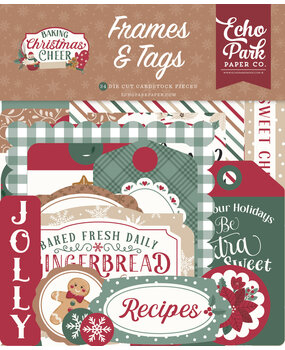 Echo Park Baking Christmas Cheer Frames & Tags (BCC516025)