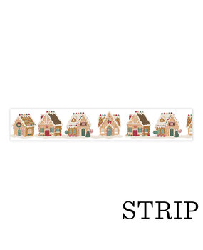 Echo Park Baking Christmas Cheer Washi Tape Gingerbread Lane (BCC516026) Echo Park Baking Christmas Cheer Washi Tape Gingerbread Lane (BCC516026)