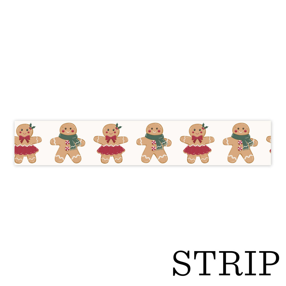 Echo Park Baking Christmas Cheer Washi Tape Sugar And Spice Cookies (BCC516027)